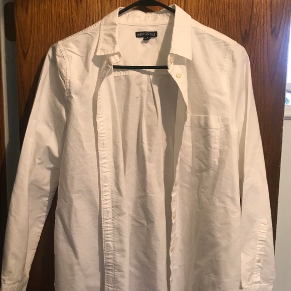 J Crew Mercantile Tops - J Crew Mercantile white button down